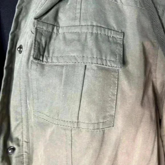 Torrid Utility Green Hooded Jacket Size 00 - Picture 6 of 9